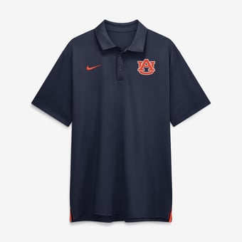 Men's Nike Navy Auburn Tigers 2026 Sideline Tour Dri-FIT Polo