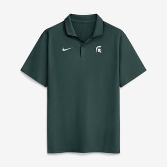 Men's Nike Green Michigan State Spartans Primetime Victory Plus Dri-FIT Polo