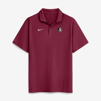 Men's Nike Garnet Florida State Seminoles Primetime Victory Plus Dri-FIT Polo