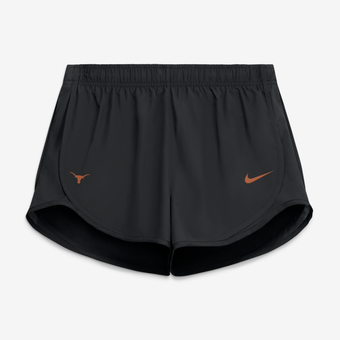 Women's Nike Black Texas Longhorns Tempo Mid-Rise Dri-FIT Shorts