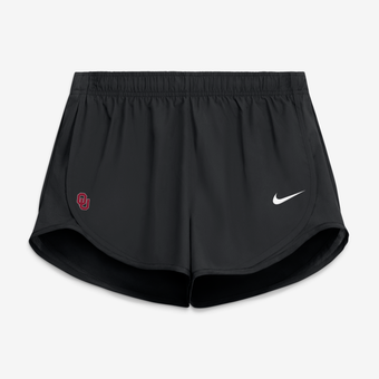 Women's Nike Black Oklahoma Sooners Tempo Mid-Rise Dri-FIT Shorts