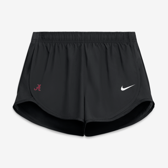 Women's Nike Black Alabama Crimson Tide Tempo Mid-Rise Dri-FIT Shorts