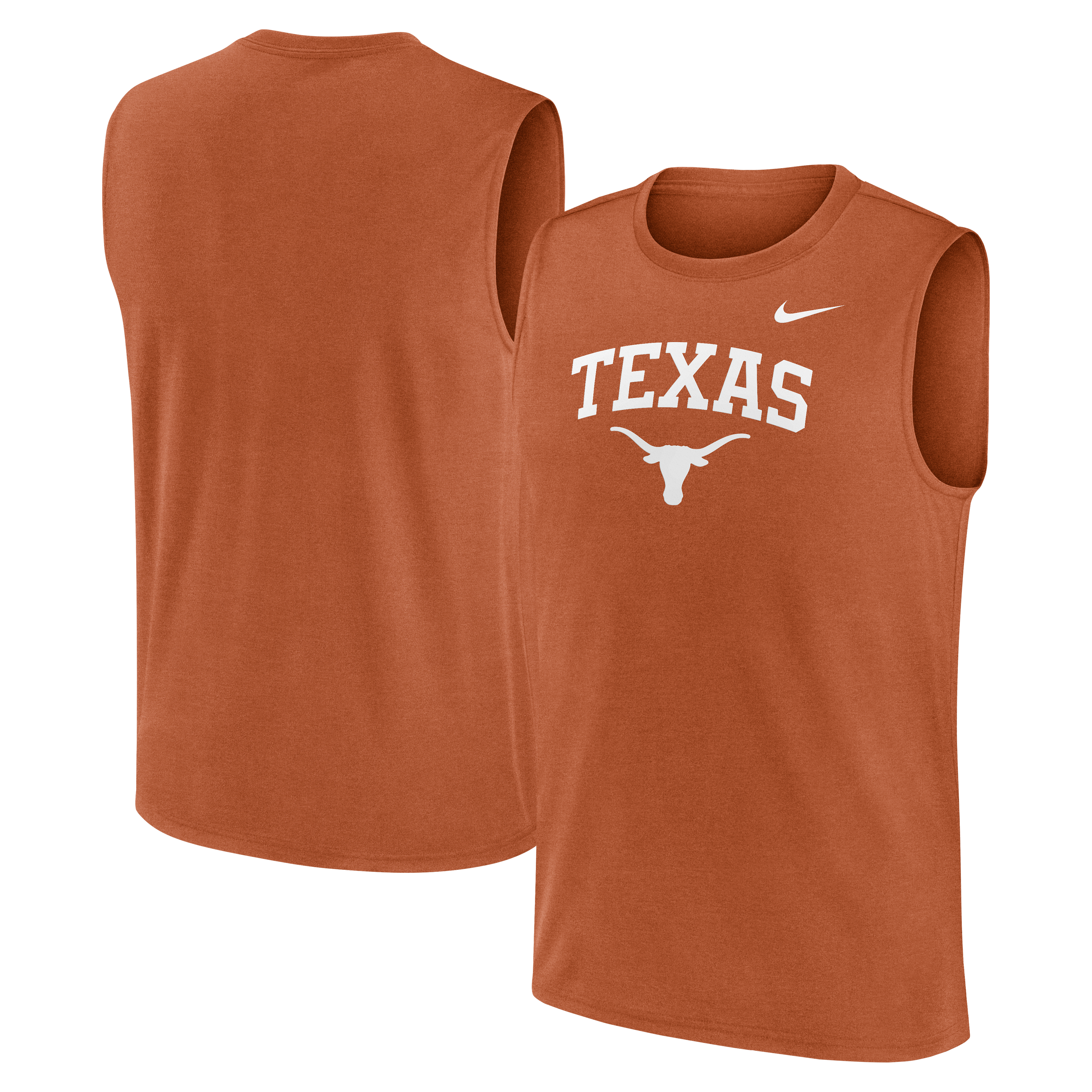 Men's Nike Texas Orange Texas Longhorns Primetime Legend Arch Dri-FIT Muscle Tank Top