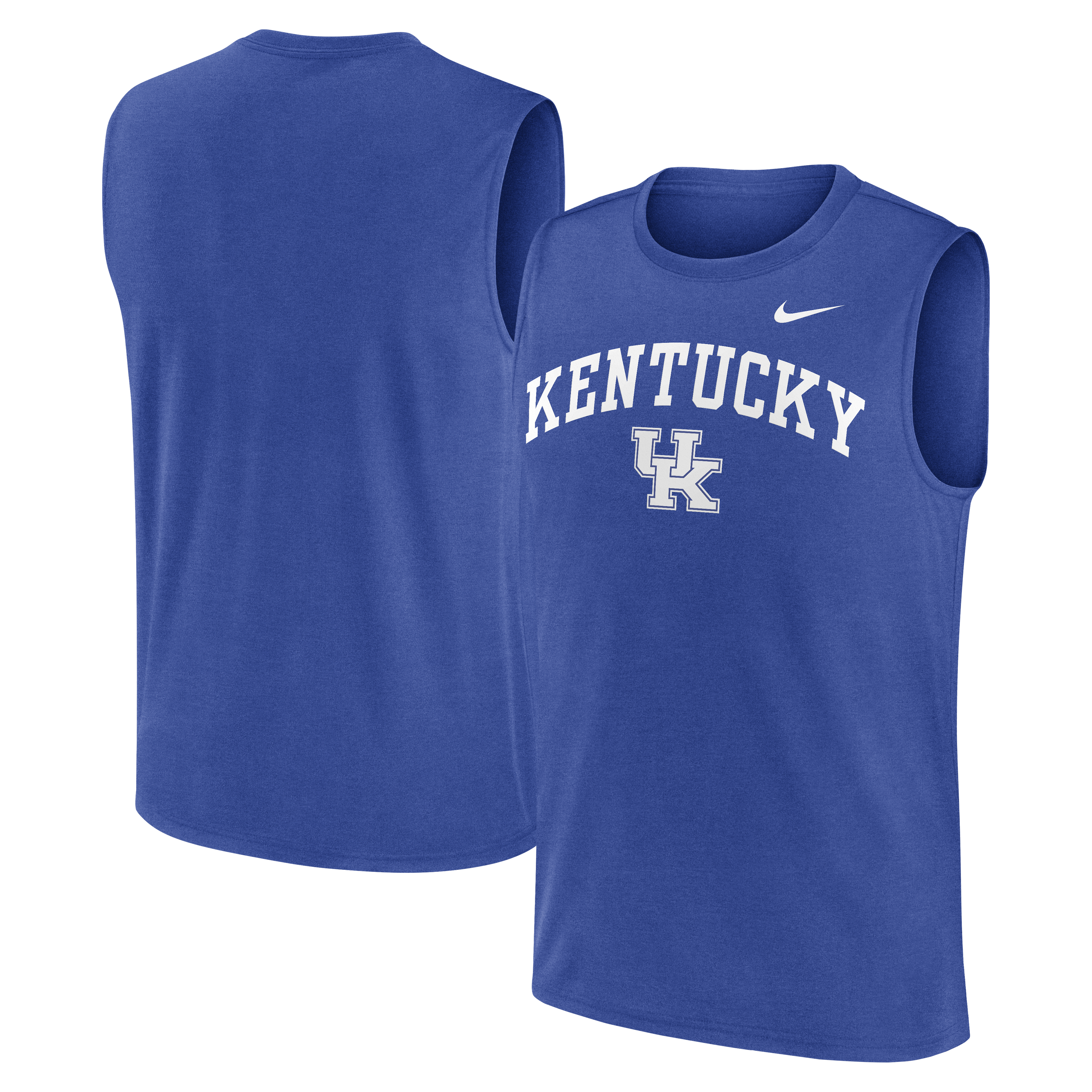 Men's Nike Royal Kentucky Wildcats Primetime Legend Arch Dri-FIT Muscle Tank Top