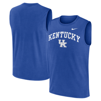 Men's Nike Royal Kentucky Wildcats Primetime Legend Arch Dri-FIT Muscle Tank Top