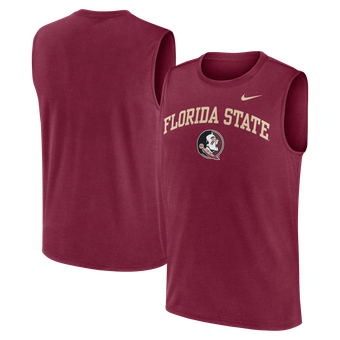 Men's Nike Garnet Florida State Seminoles Primetime Legend Arch Dri-FIT Muscle Tank Top
