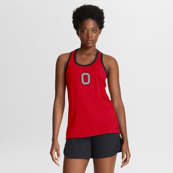 Women's Nike  Scarlet Ohio State Buckeyes Reversible Racerback Tank Top