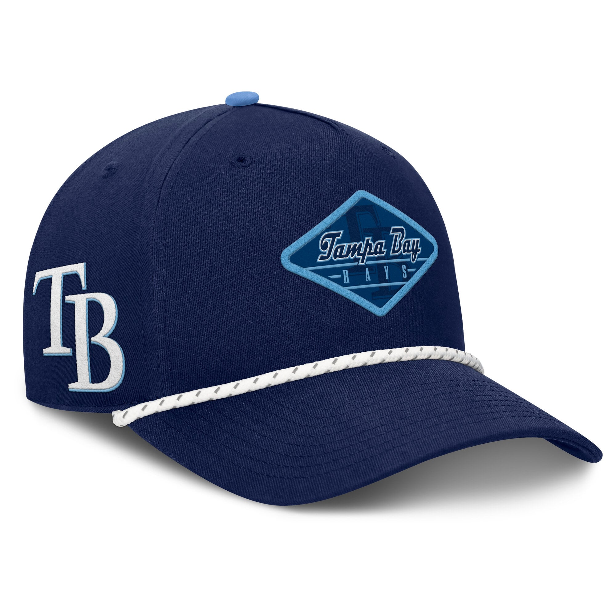 Men's Fanatics  Navy Tampa Bay Rays Two-Seam Adjustable Hat