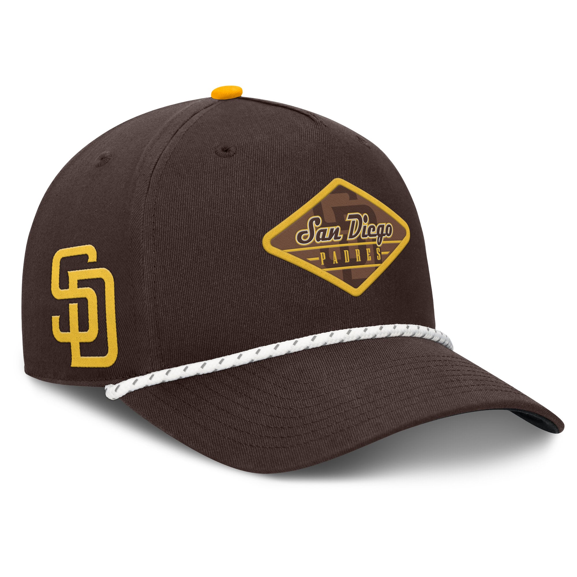 Men's Fanatics  Brown San Diego Padres Two-Seam Adjustable Hat