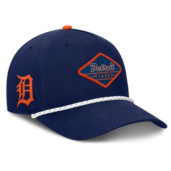 Men's Fanatics  Navy Detroit Tigers Two-Seam Adjustable Hat