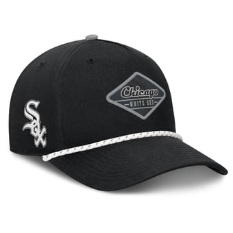 Men's Fanatics  Black Chicago White Sox Two-Seam Adjustable Hat