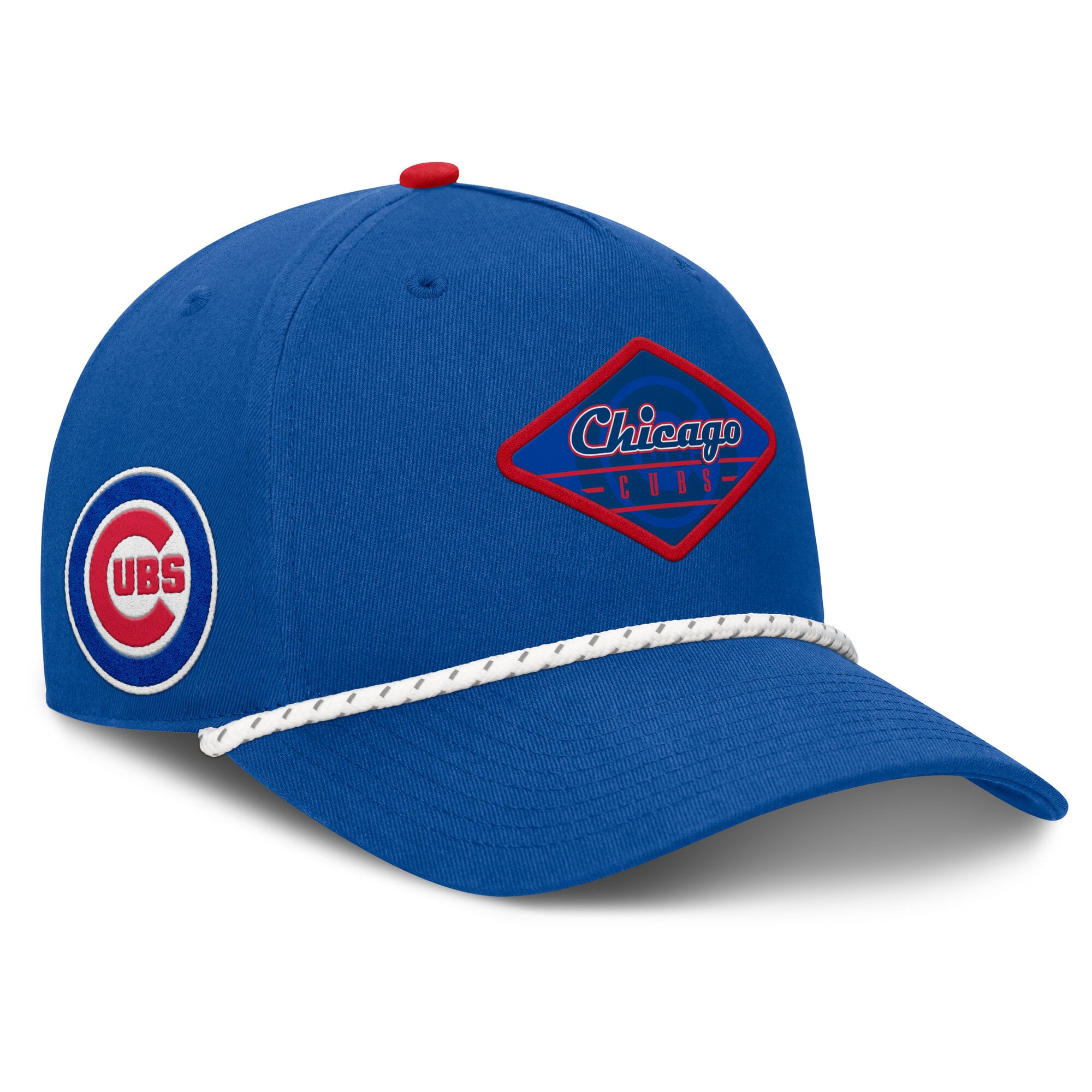 Men's Fanatics  Royal Chicago Cubs Two-Seam Adjustable Hat