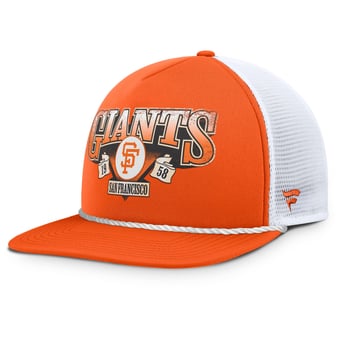 Men's Fanatics Orange/White San Francisco Giants Recall Snapback Hat