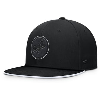 Men's Fanatics  Black Los Angeles Dodgers Glint Snapback Hat