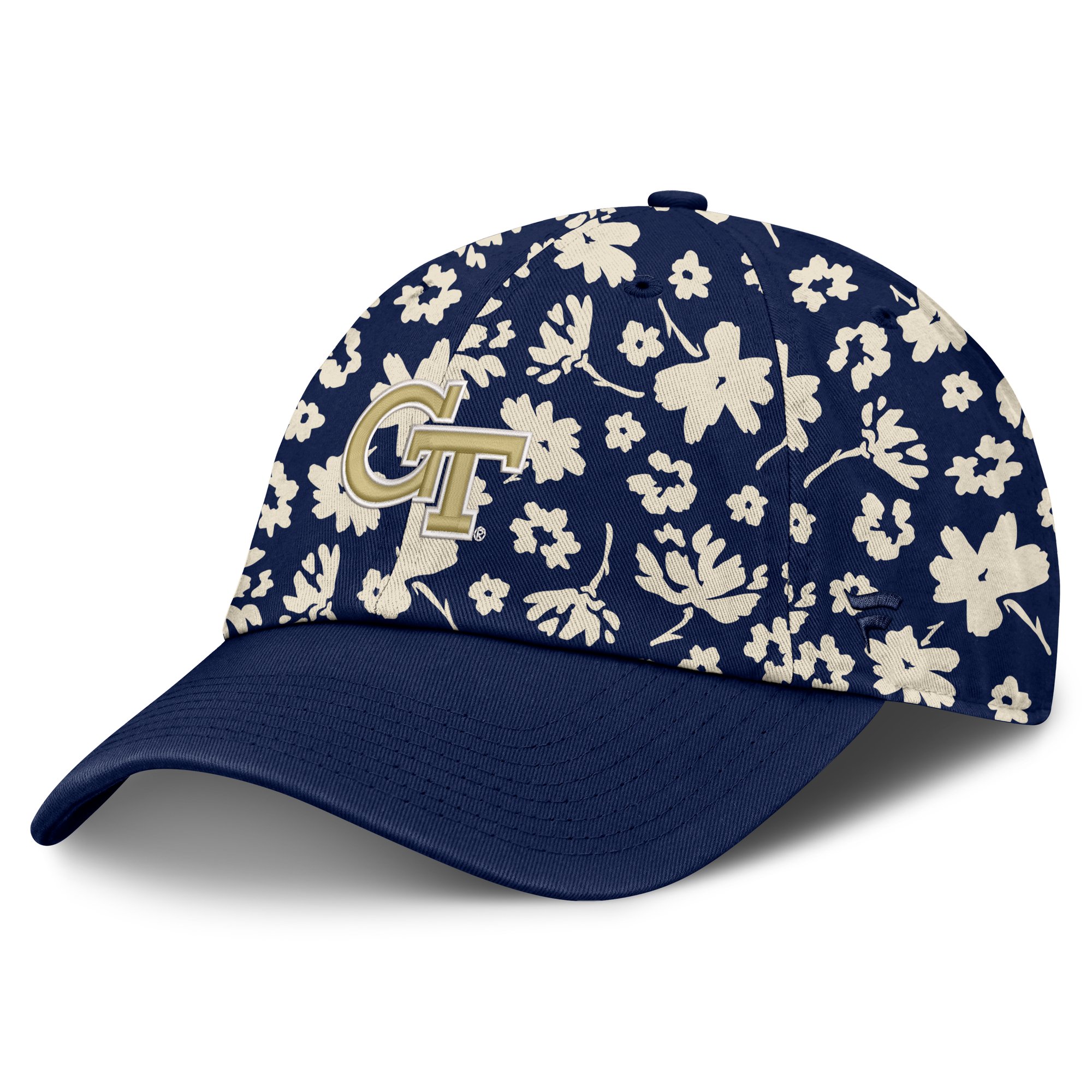 Women's Fanatics  Navy Georgia Tech Yellow Jackets Blossom Adjustable Hat