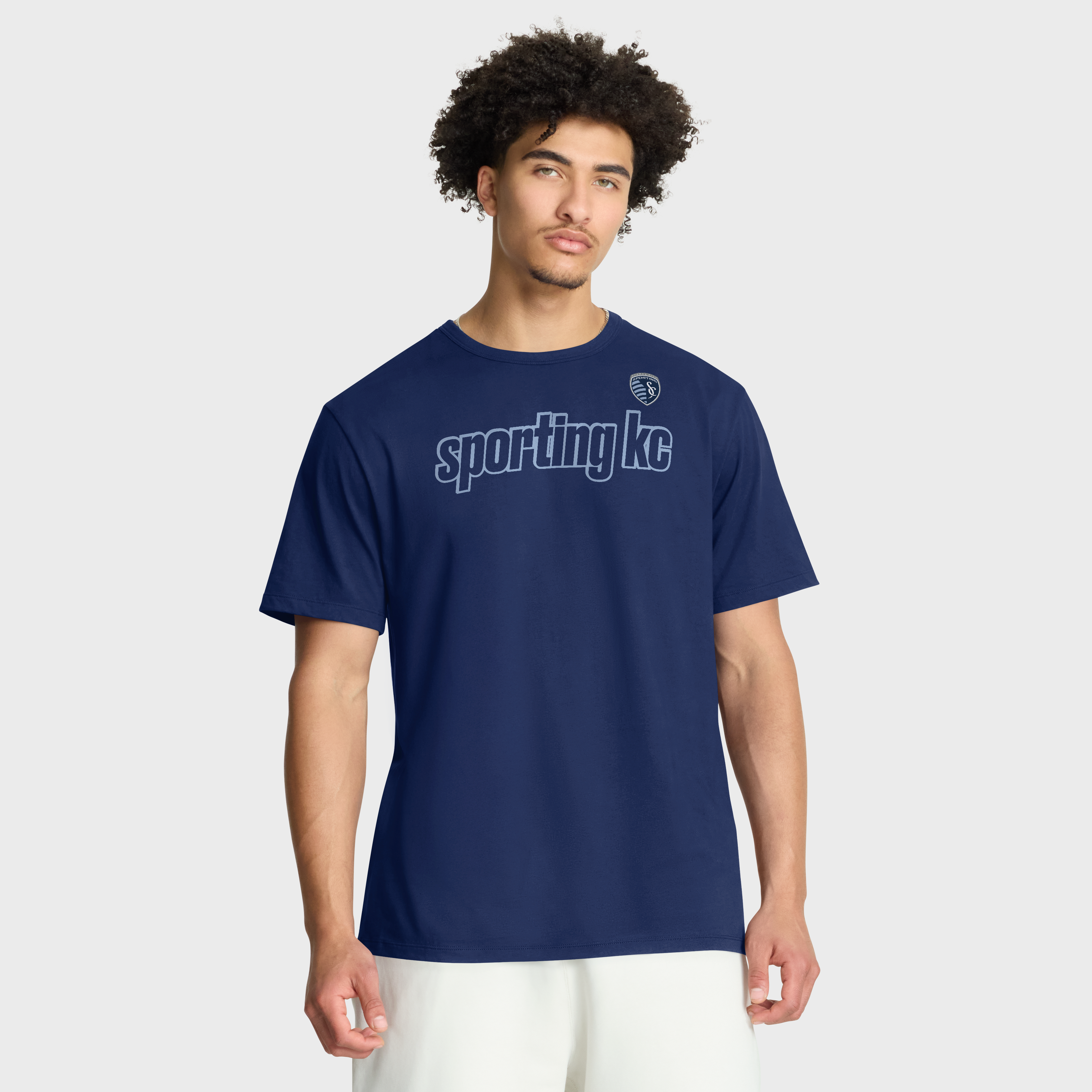 Men's Fanatics Navy Sporting Kansas City Legacy T-Shirt