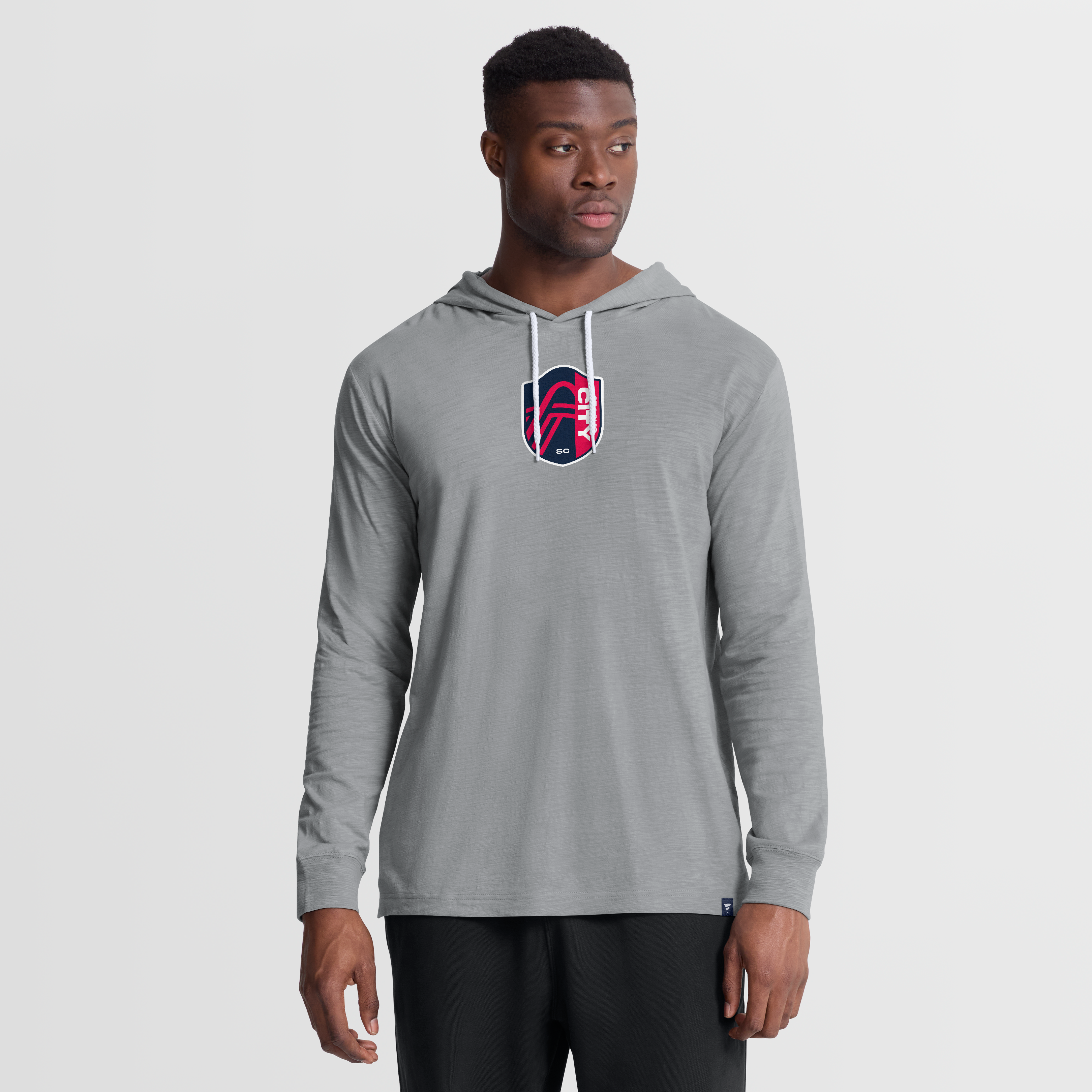 Men's Fanatics Gray St. Louis CITY SC Unending Practice Transitional Slub Hoodie