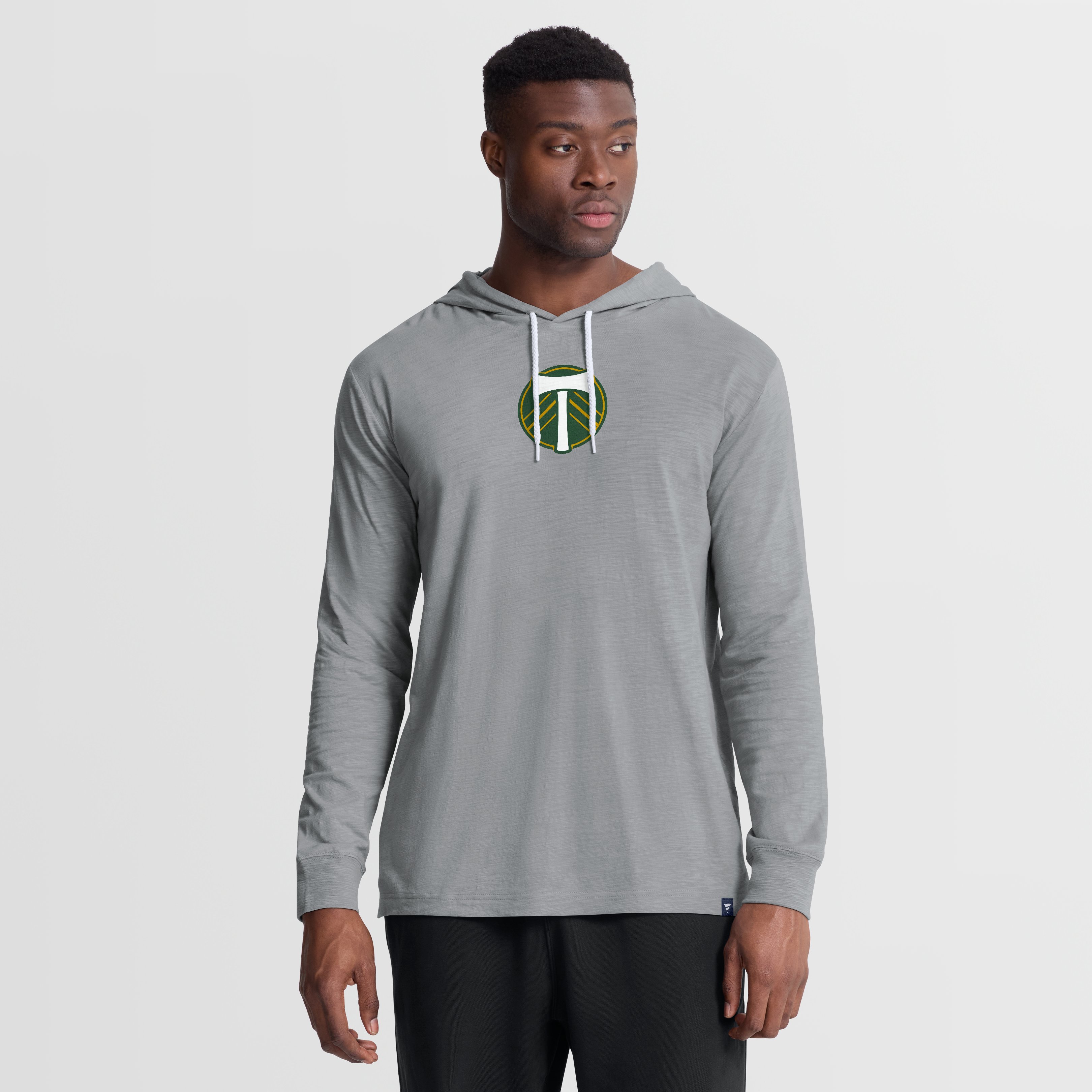 Men's Fanatics Gray Portland Timbers Unending Practice Transitional Slub Hoodie