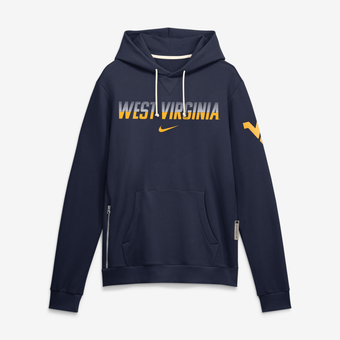 Men's Nike Navy West Virginia Mountaineers 2026 Sideline Standard Issue Dri-FIT Hoodie