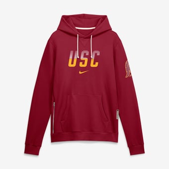 Men's Nike Cardinal USC Trojans 2026 Sideline Standard Issue Dri-FIT Hoodie