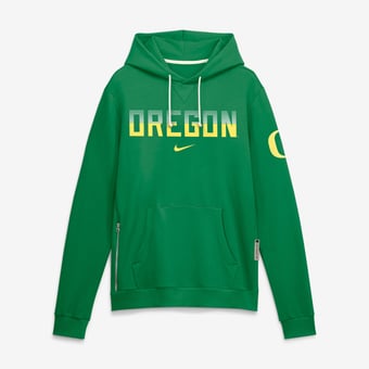 Men's Nike Green Oregon Ducks 2026 Sideline Standard Issue Dri-FIT Hoodie