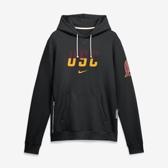 Men's Nike Black USC Trojans 2026 Sideline Standard Issue Dri-FIT Hoodie