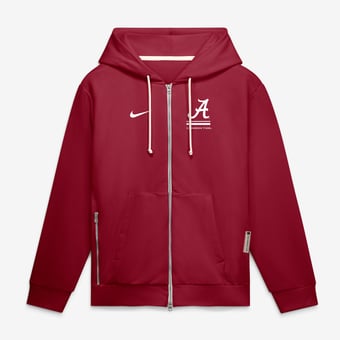 Men's Nike  Crimson Alabama Crimson Tide 2026 Sideline Standard Issue Dri-FIT Full-Zip Hoodie
