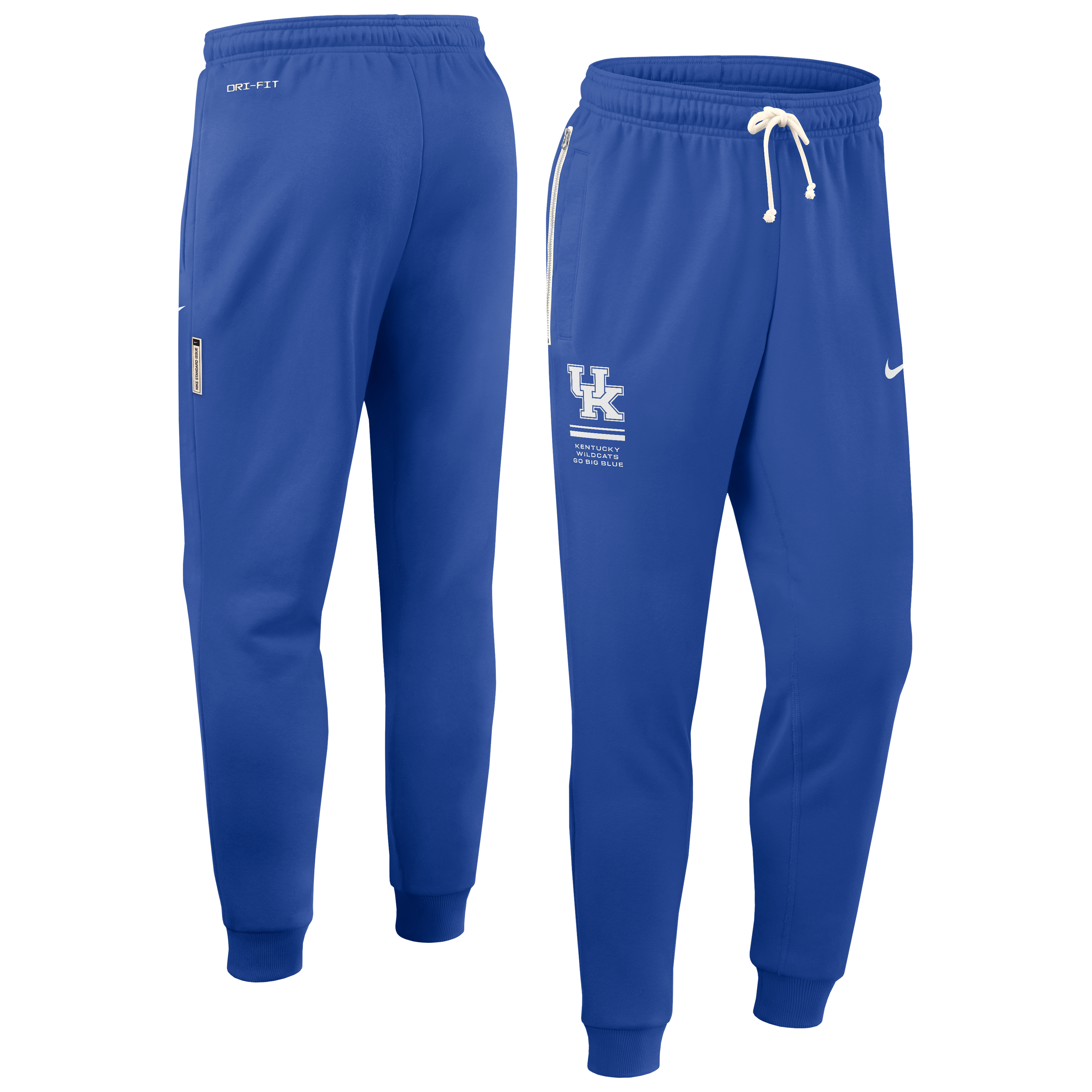 Men's Nike Royal Kentucky Wildcats 2026 Sideline Standard Issue Dri-FIT Taper Pants