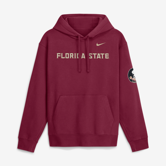 Men's Nike  Garnet Florida State Seminoles 2026 Sideline Club Fleece Hoodie