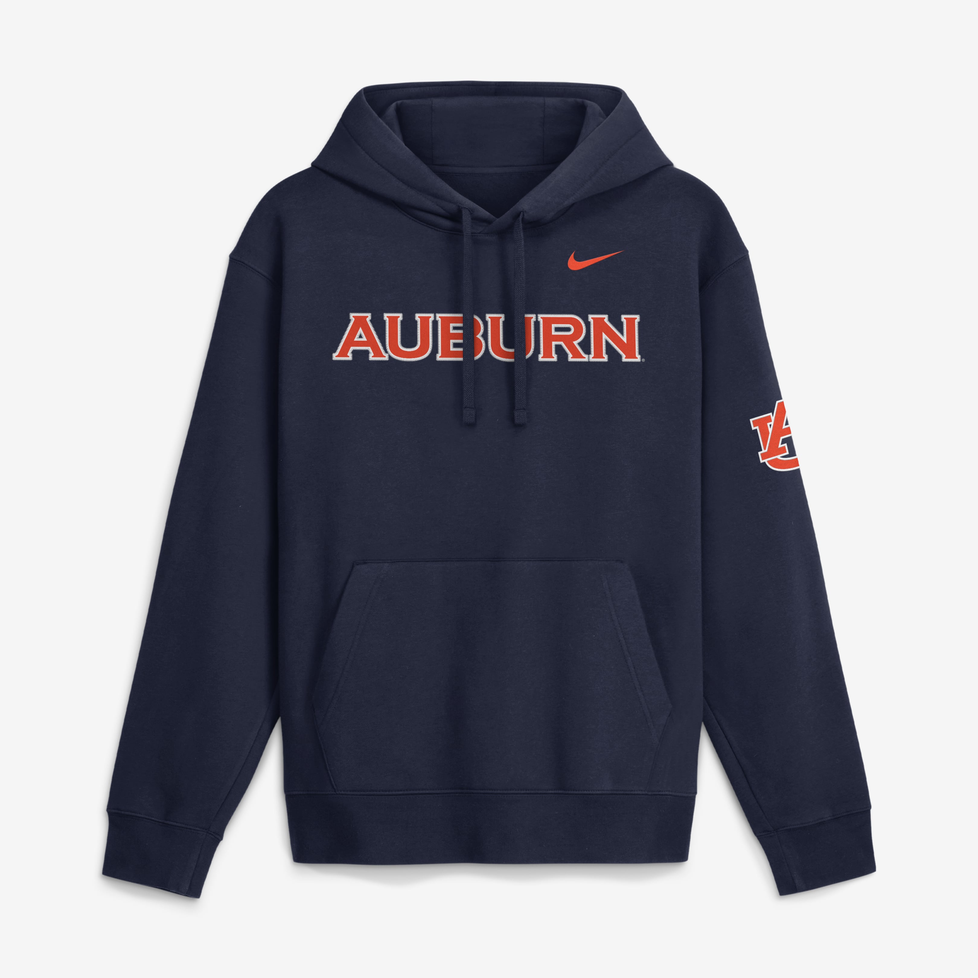 Men's Nike  Navy Auburn Tigers 2026 Sideline Club Fleece Hoodie