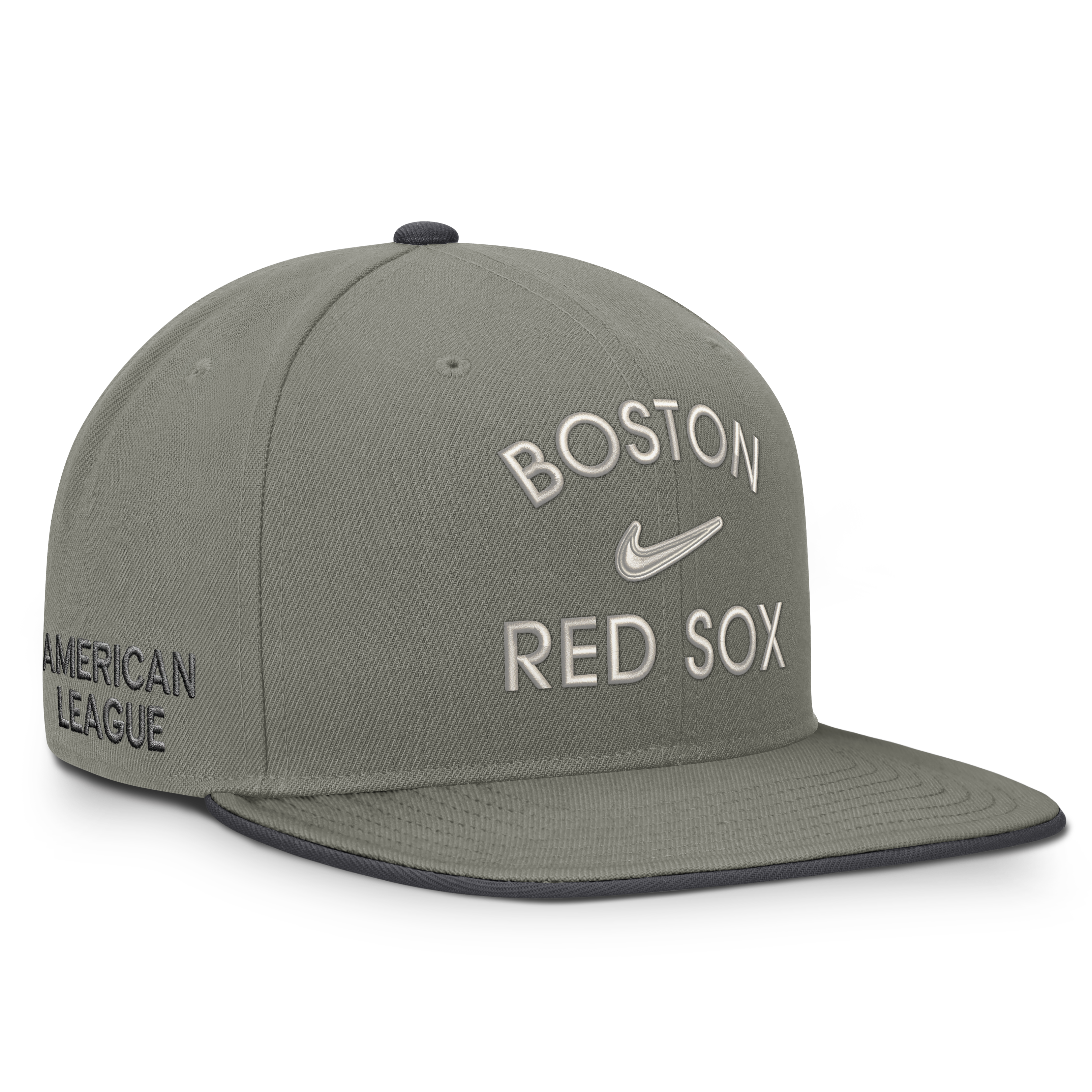 Men's Nike Olive Boston Red Sox Pro Dri-FIT Snapback Hat