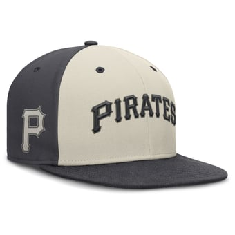 Men's Nike  Cream Pittsburgh Pirates Dri-FIT True Fitted Hat