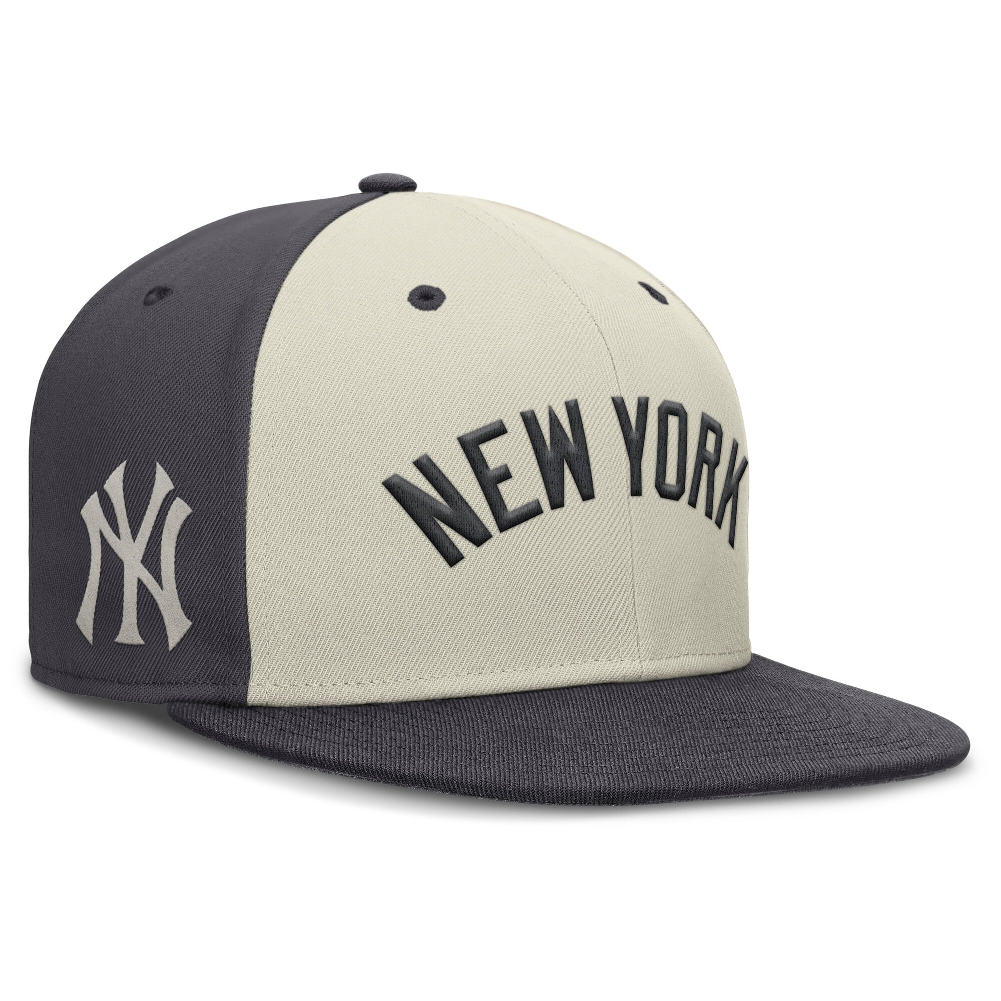 Men's Nike  Cream New York Yankees Dri-FIT True Fitted Hat