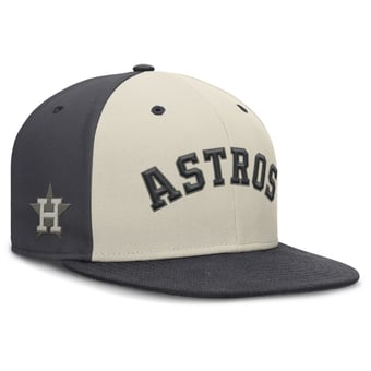 Men's Nike  Cream Houston Astros Dri-FIT True Fitted Hat