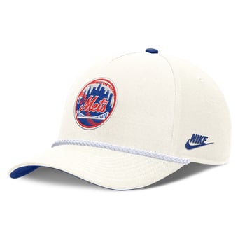 Men's Nike Cream New York Mets Cooperstown Rise Adjustable Hat