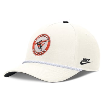 Men's Nike Cream Baltimore Orioles Cooperstown Rise Adjustable Hat