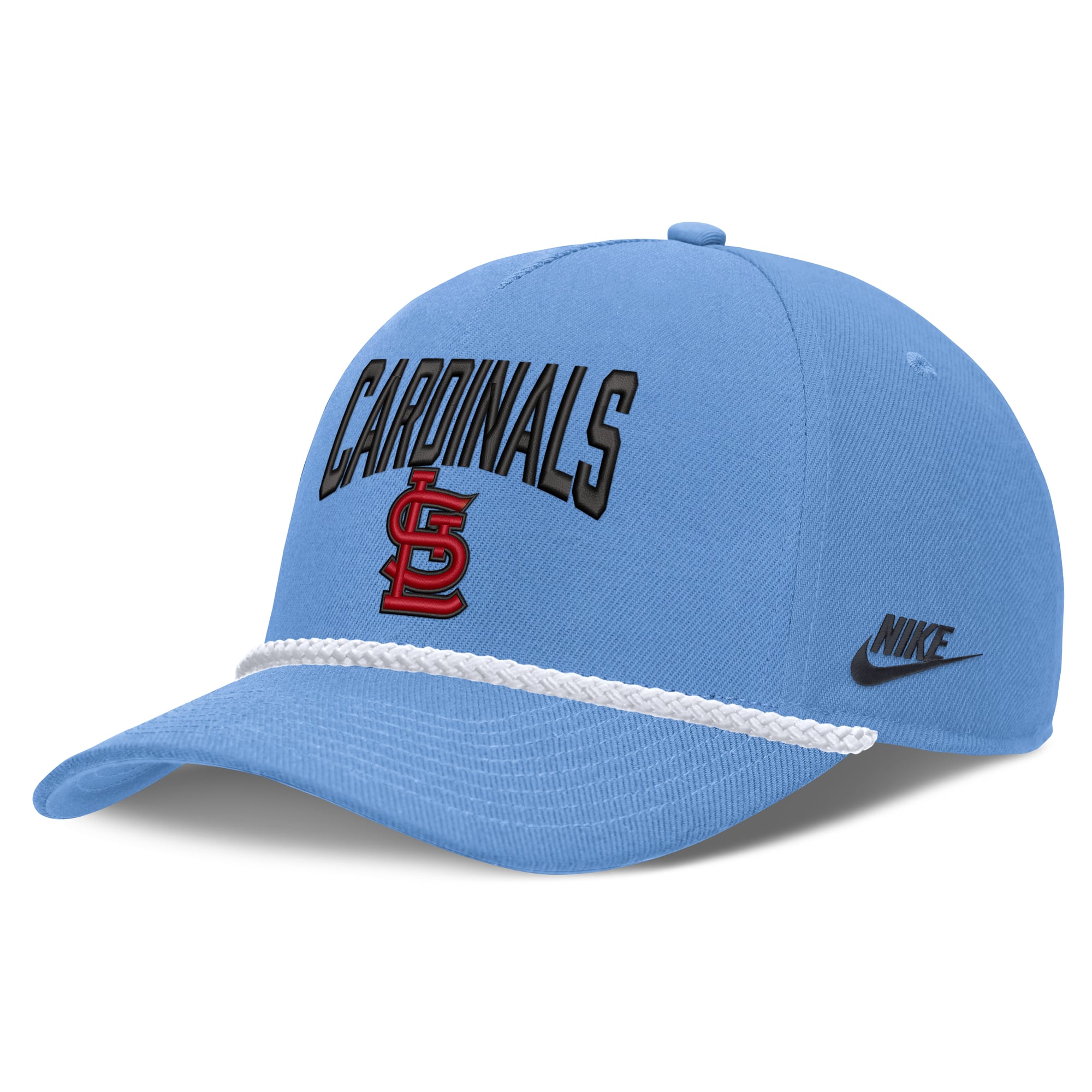 Men's Nike  Light Blue St. Louis Cardinals Cooperstown Rise Adjustable Hat