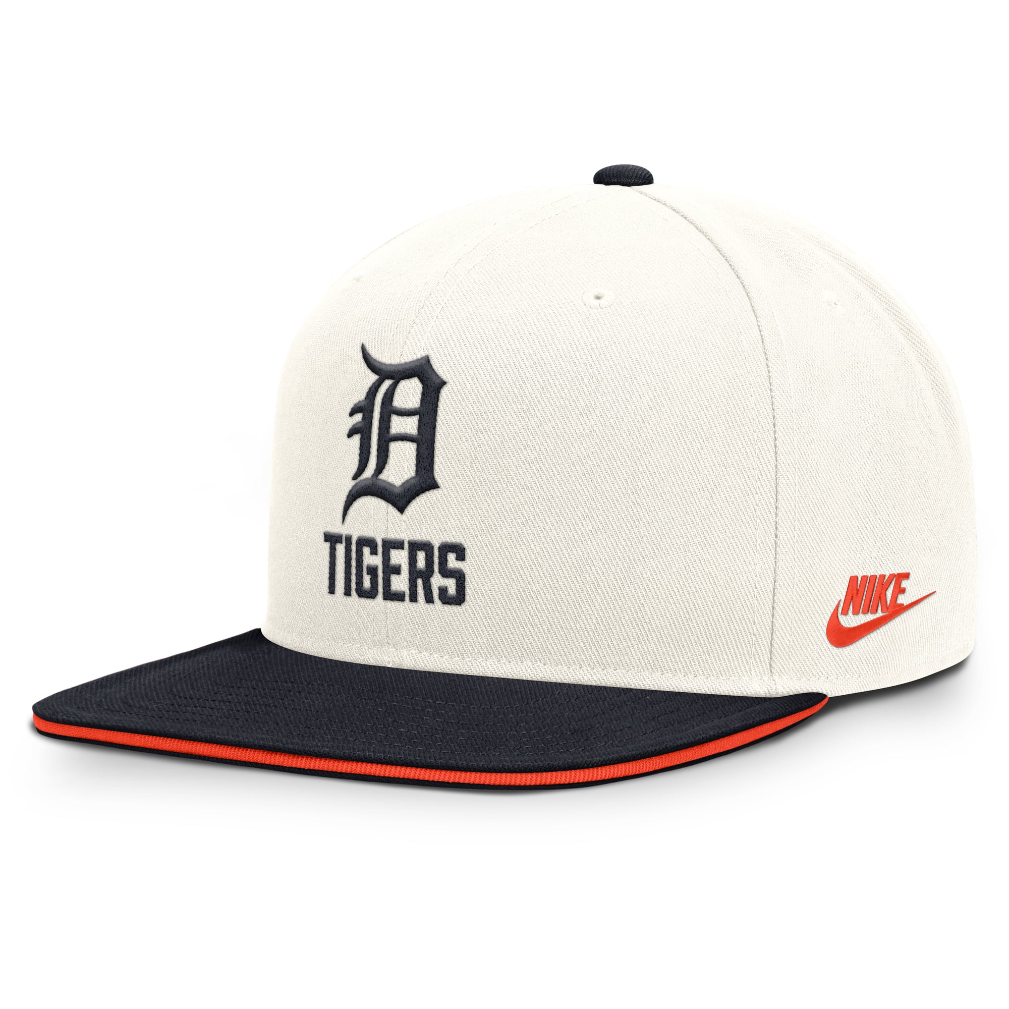 Men's Nike Cream/Navy Detroit Tigers Cooperstown Pro Dri-FIT Snapback Hat