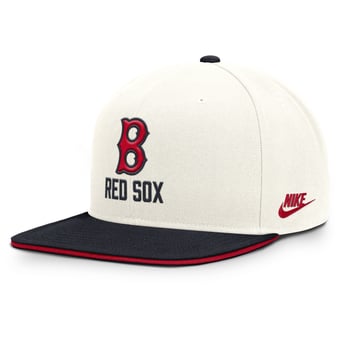 Men's Nike Cream/Navy Boston Red Sox Cooperstown Pro Dri-FIT Snapback Hat