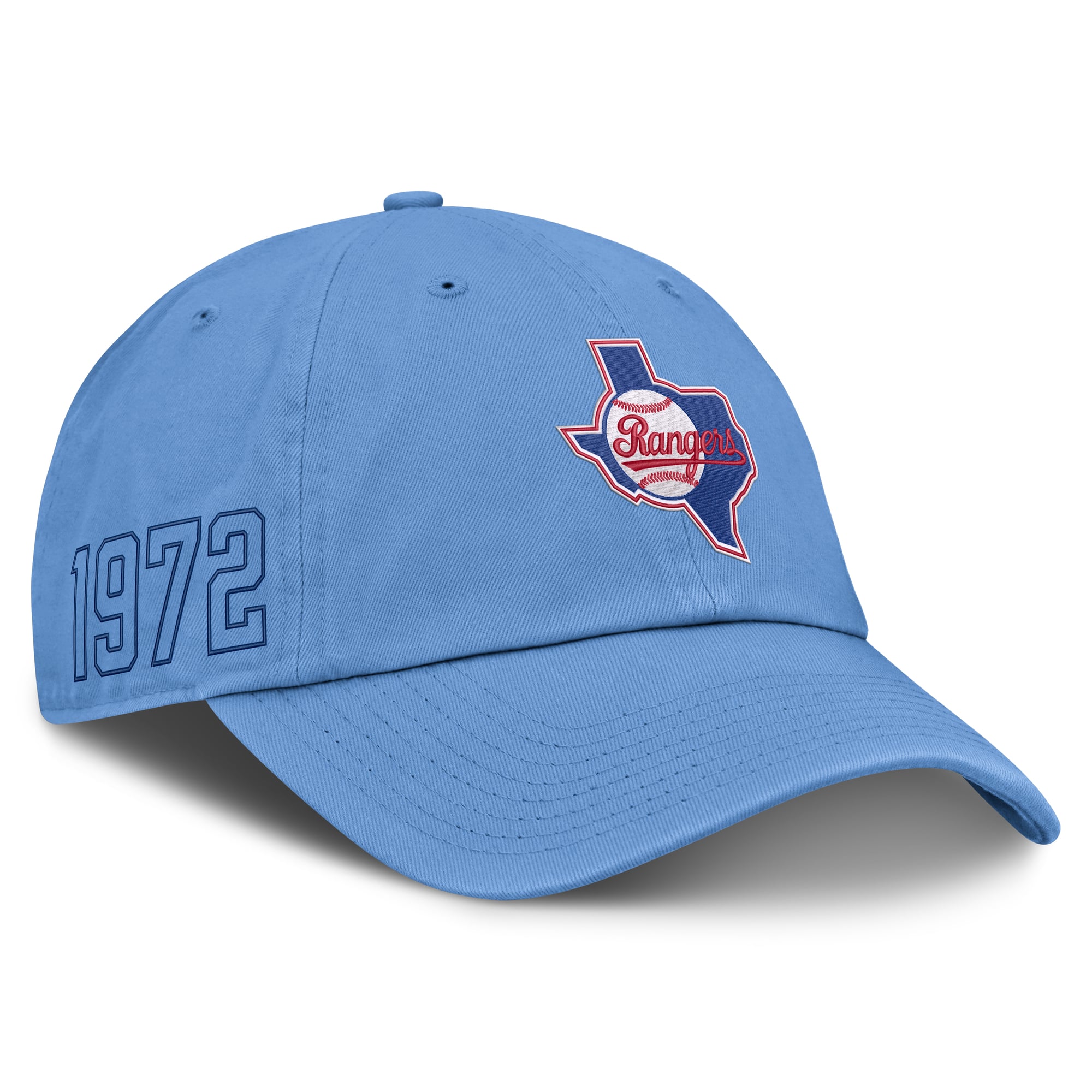 Men's Nike Light Blue Texas Rangers Cooperstown Club Adjustable Hat