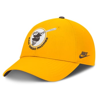 Men's Nike Gold San Diego Padres Cooperstown Club Dri-FIT Adjustable Hat
