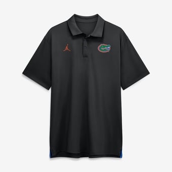 Men's Jordan Brand Black Florida Gators 2026 Sideline Tour Dri-FIT Polo