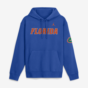 Men's Jordan Brand  Royal Florida Gators 2026 Sideline Club Fleece Hoodie