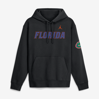 Men's Jordan Brand  Black Florida Gators 2026 Sideline Club Fleece Hoodie