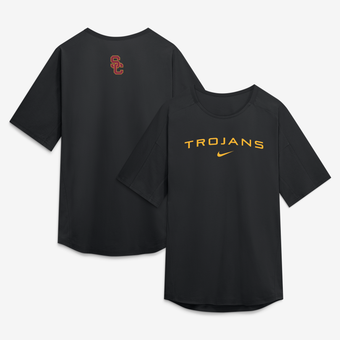 Men's Nike Black USC Trojans Golf Club Shirt