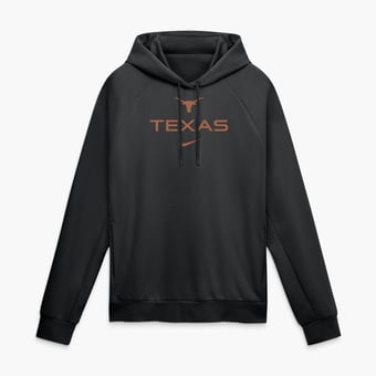 Men's Nike Black Texas Longhorns Premium Performance Raglan Dri-FIT Hoodie