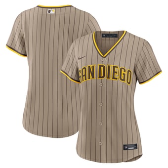 Women's Nike  Sand San Diego Padres Alternate Replica Jersey