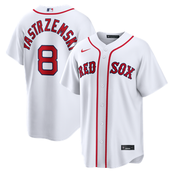Men's Nike Carl Yastrzemski White Boston Red Sox Home Retired Player Replica Jersey