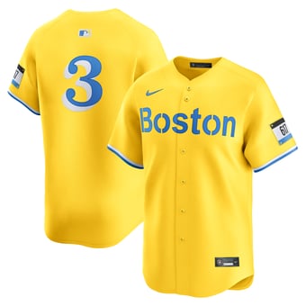 Men's Nike Ceddanne Rafaela Gold Boston Red Sox Alternate Limited Jersey