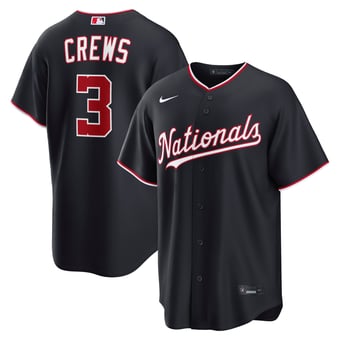 Men's Nike Dylan Crews Navy Washington Nationals Alternate Replica Jersey